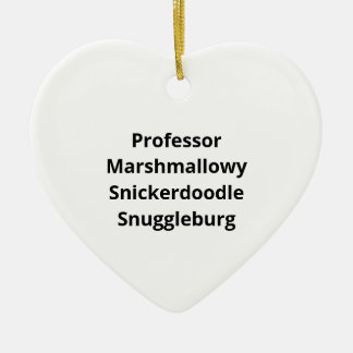 SnuggleNames: Personalisierter Liebesname Herz Ker Keramik Ornament