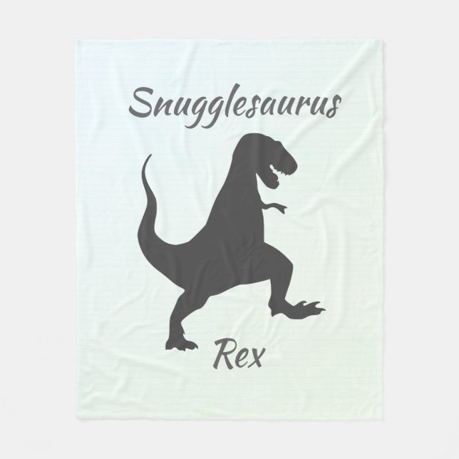Snugglesaurus Rex Decke (Vorderseite)