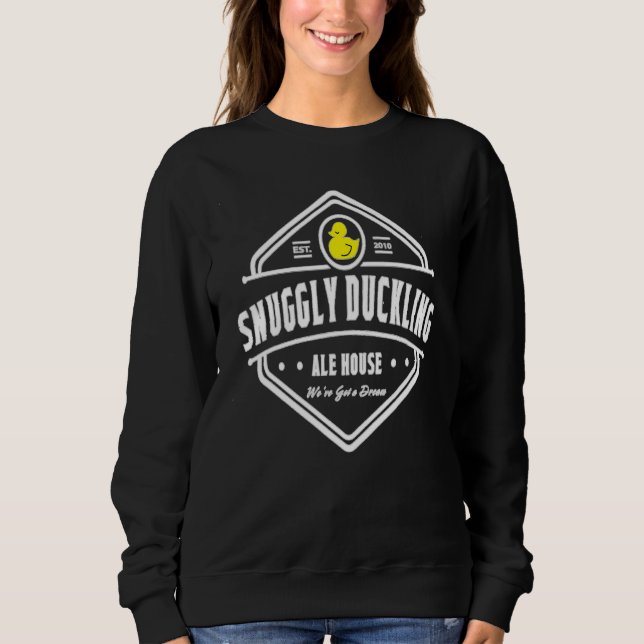 Snuggly Duckling Brewing Company Mens Womens_3 Sweatshirt (Vorderseite)