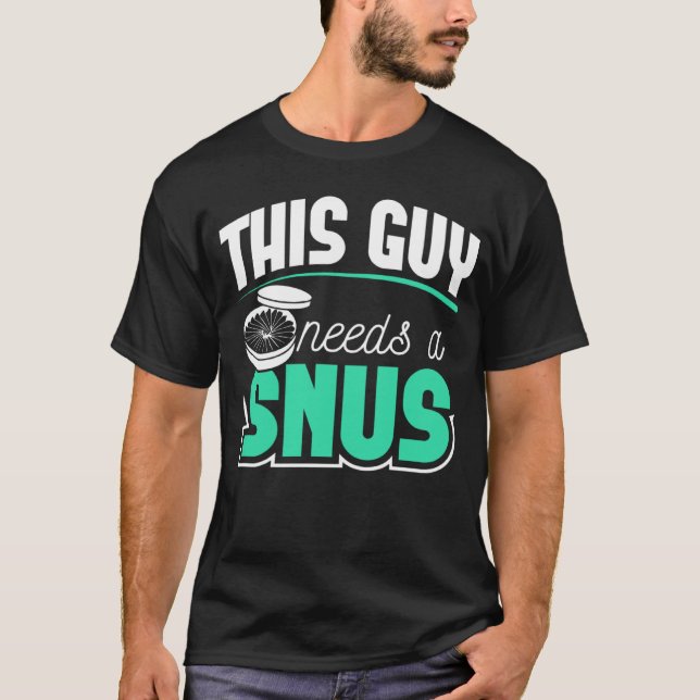 SNUS Geschenk rauchfrei aufhören Rauchen Anti-Niko T-Shirt (Vorderseite)