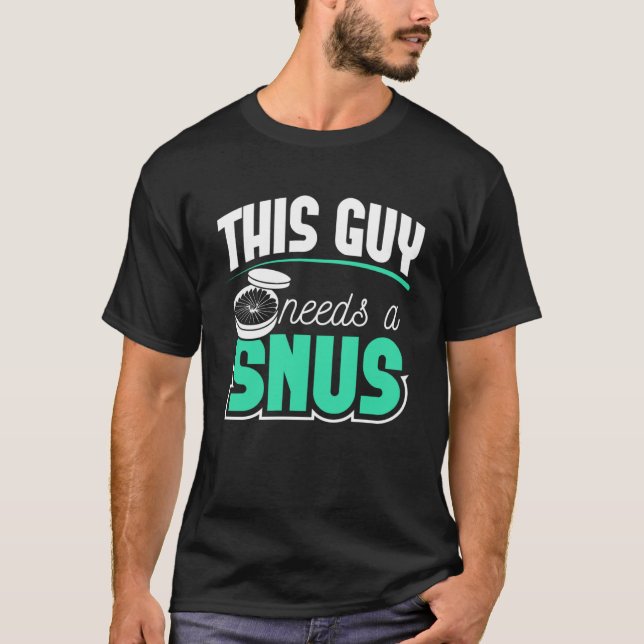 SNUS Geschenk rauchfrei aufhören Rauchen Anti-Niko T-Shirt (Vorderseite)