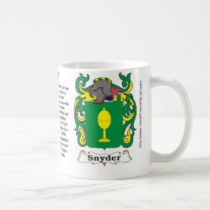 Snyder Familien-Wappen Tasse