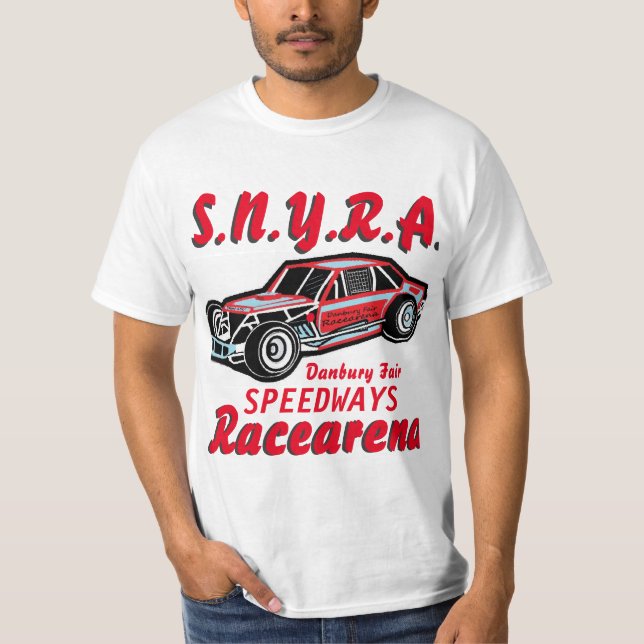SNYRA Danbury Fair Speedways Vega Stock Car Racing T-Shirt (Vorderseite)