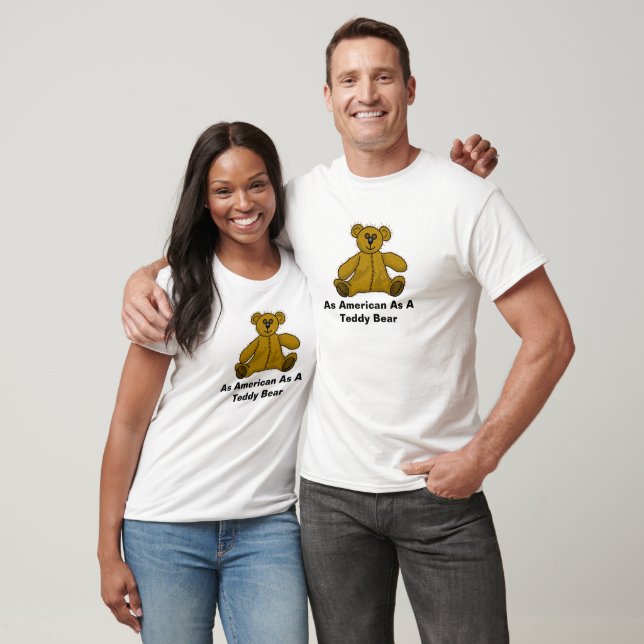 So amerikanisch wie Teddybären-T - Shirt (Unisex)