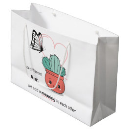 So anders, perfekt zusammen - Niedliche Liebe Große Geschenktüte