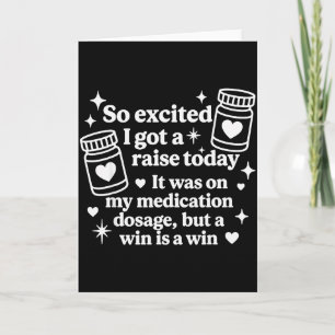 So aufgeregt, ich habe heute eine Gehaltserhöhung  Karte