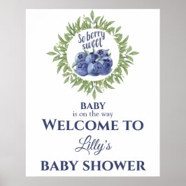 So beersüße Baby Dusche Begrüßungszeichen Poster