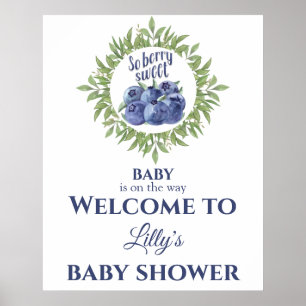 So beersüße Baby Dusche Begrüßungszeichen Poster