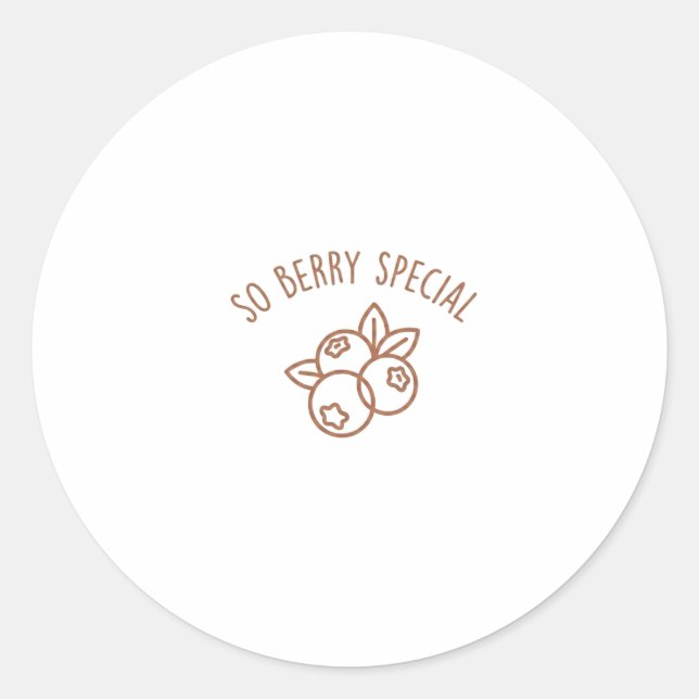 So Berry Special Süßer Vinyl Aufkleber  (Vorderseite)
