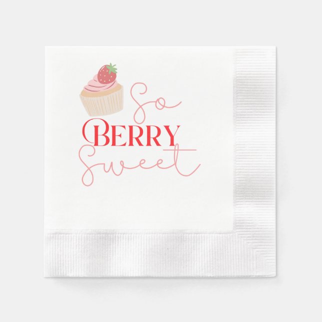 So Berry Sweet dessert napkin Serviette (Vorderseite)