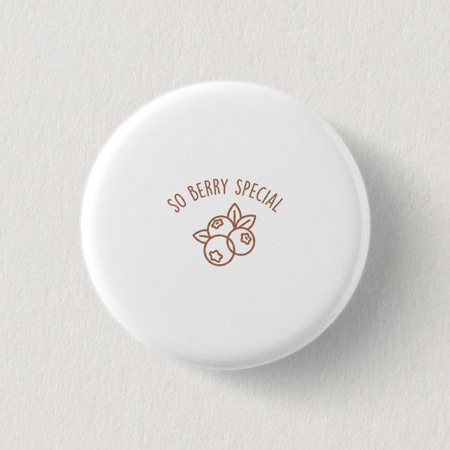 So besondere Beerennadel Button (Vorderseite)