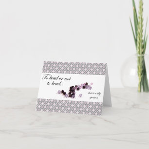 So bestechen oder nicht zu bewischen Karte