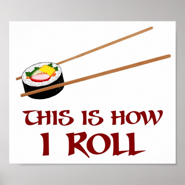 So bin ich Sushi Roll Poster (Vorne)