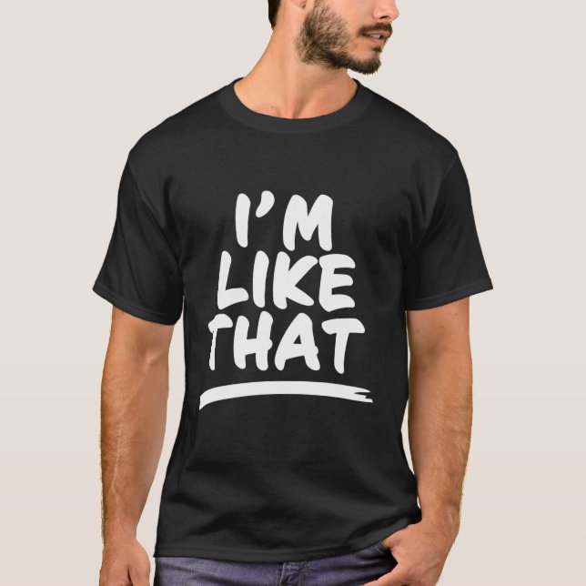 So bin ich T-Shirt (Vorderseite)