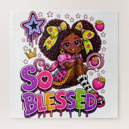 So Blessed™ StarBerry | Süßes Mädchen Erdbeer Puzzle