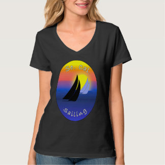 So Cal Sailing Printed On Back T-Shirt