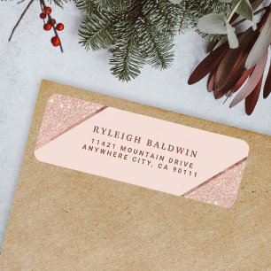 So Chic Rose Gold Rücksendeadresse Label