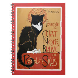 So Cool Le Chat Noir und Blanc Notizblock