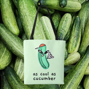 So cool wie eine Gurke – Tragetasche