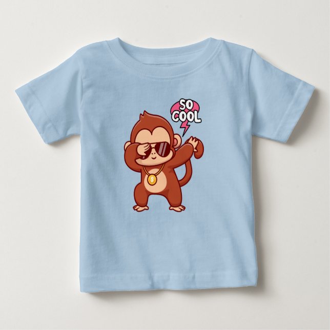 so cooler Affe Baby T-shirt (Vorderseite)
