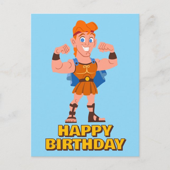 So Cute Hercules Postcard Postkarte (Vorderseite)