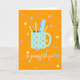 So dankbar für Sie Admin Beruflich Day Card Karte