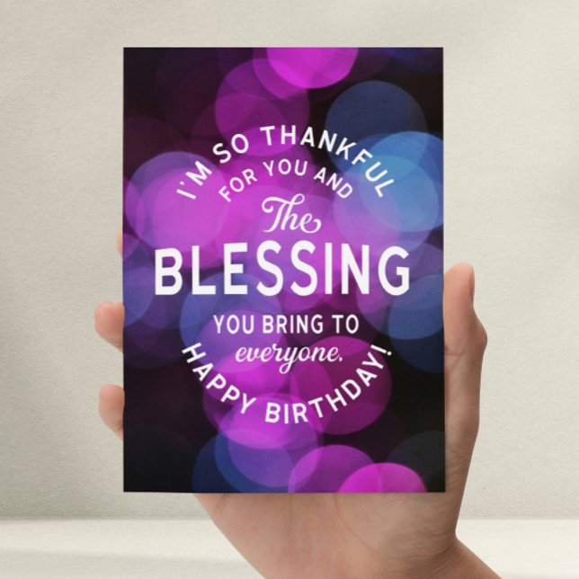 So dankbar für Sie und den Segen, den Sie bringen (Von Creator hochgeladen)