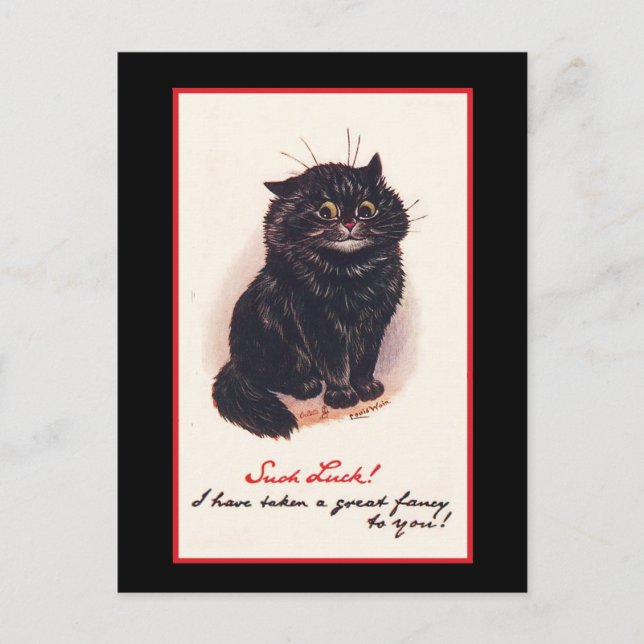 So ein Glück! Ich habe dich sehr extravagant! Postkarte (Vorderseite)