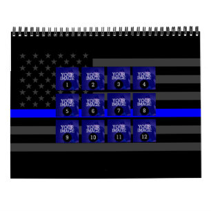 So einfach wie 1 bis 12 Ihr eigenes Blue Line Foto Kalender