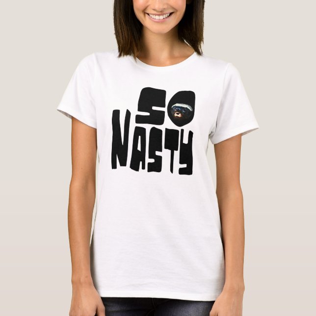 So eklig! Lustiges Honig-Dachs-Sprichwort T-Shirt (Vorderseite)