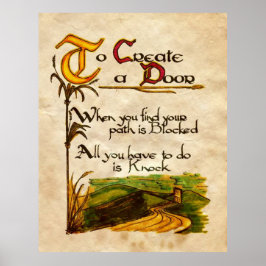 So erstellen Sie eine Tür Poster