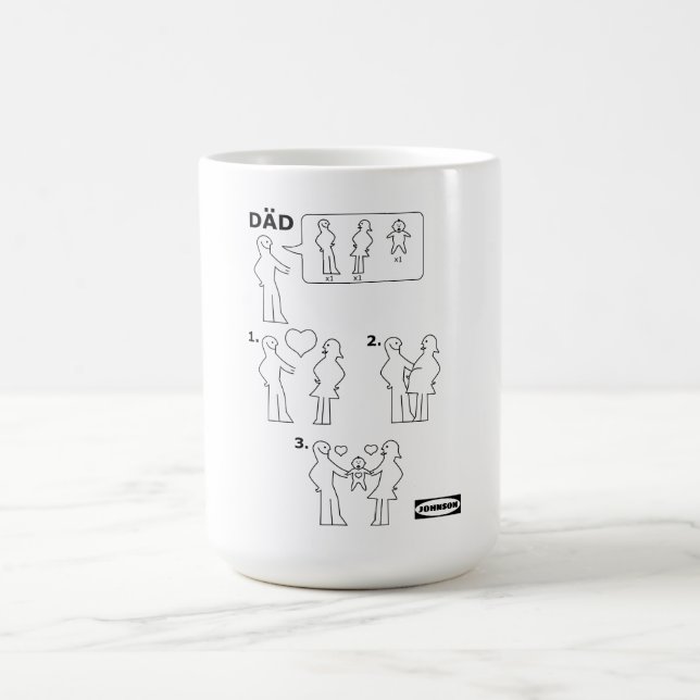 So erstellen Sie eine Vater-Anweisungsblatt-Parodi Kaffeetasse (Mittel)