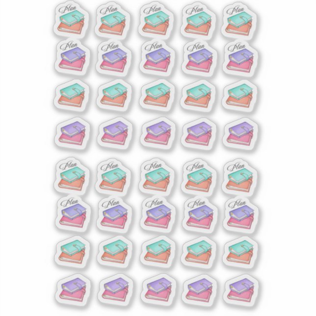 So erstellen Sie Planner-Aufkleber Aufkleber (Vorderseite)