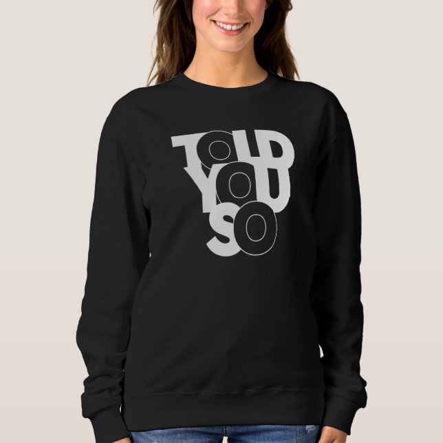 So erzählen sweatshirt (Vorderseite)