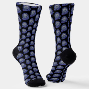So etwas wie zu viele Züge Blue Dam Motor Socken