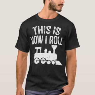 So fahre ich mit der Bahn T-Shirt