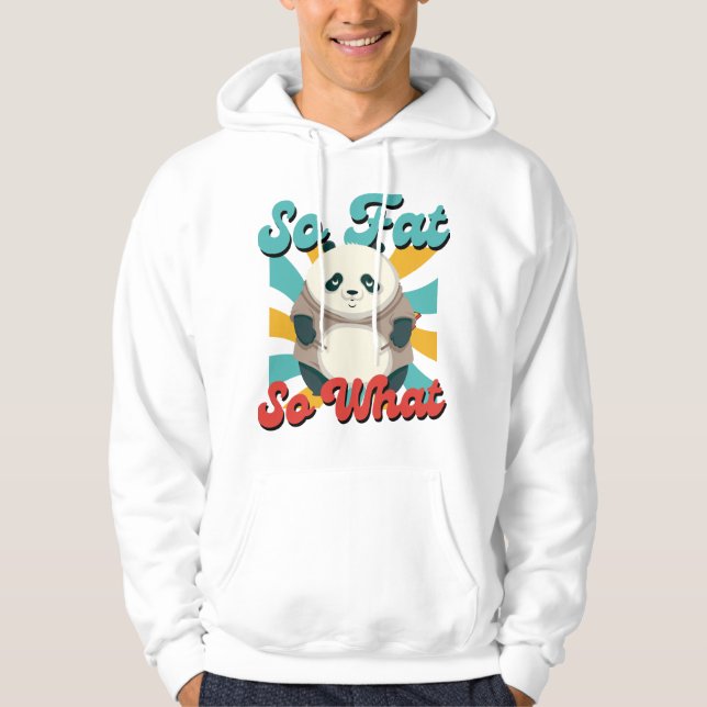 So fett, also was hoodie (Vorderseite)