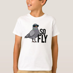 So Fly Funny Cool Taube Puff T-Shirt