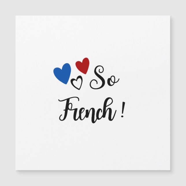 So French Magnetkarte (Vorderseite)