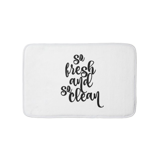So frisch und so sauber Bathmat Badematte (Vorderseite)