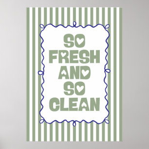 So frisch und so sauber poster