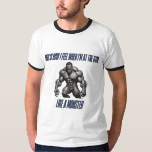 So fühle ich mich im Fitnessraum T-Shirt