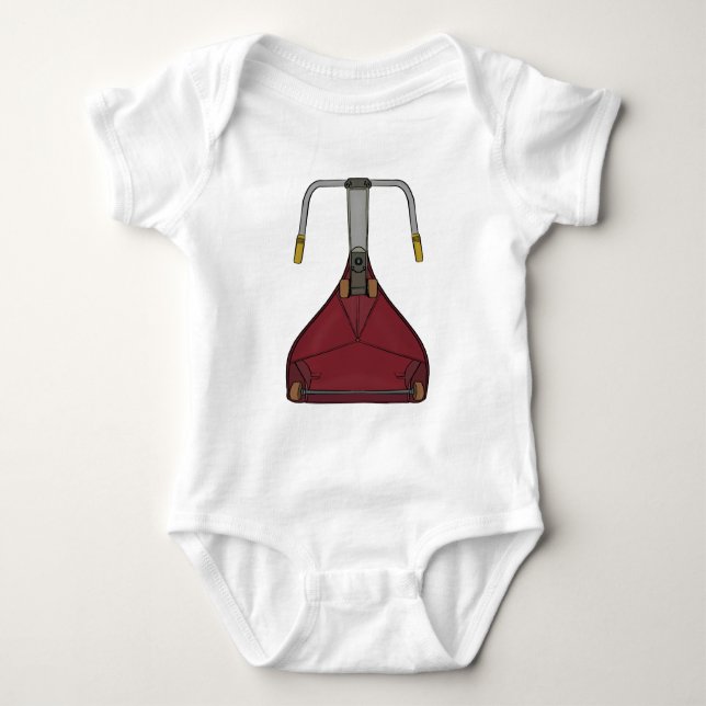 So fuhr ich in den 70er und 80er Jahren Baby Strampler (Vorderseite)