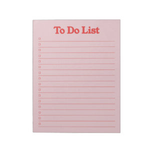So führen Sie eine Liste aus Notizblock