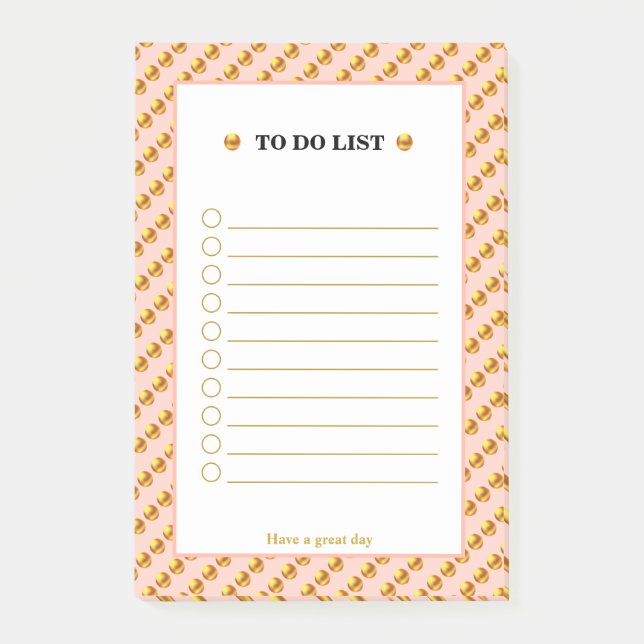 So führen Sie eine Liste aus Post-it Klebezettel (Vorderseite)
