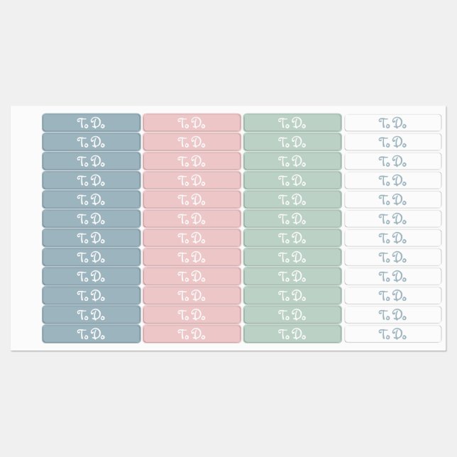 So führen Sie Plannermarken aus Etiketten (Blatt)