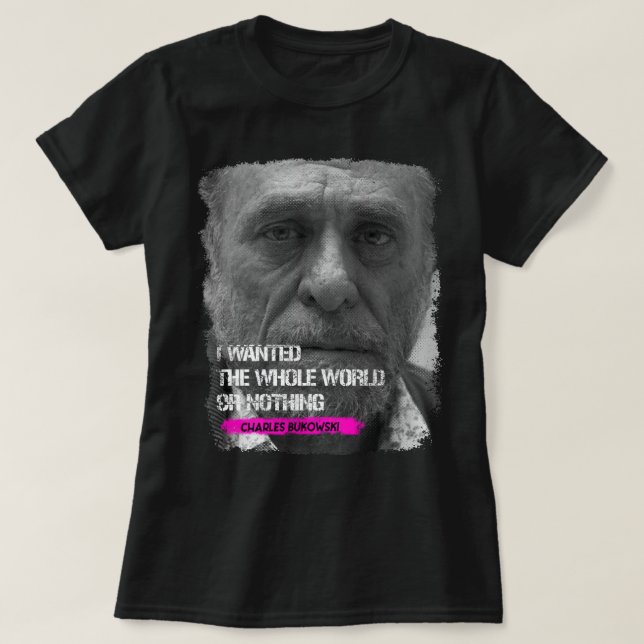 So Funny Charles Bukowski Geschenke für Musikfans T-Shirt (Design vorne)