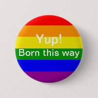 So geborene Gay Pride-Flagge