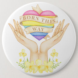 So Geborene LGBT Button