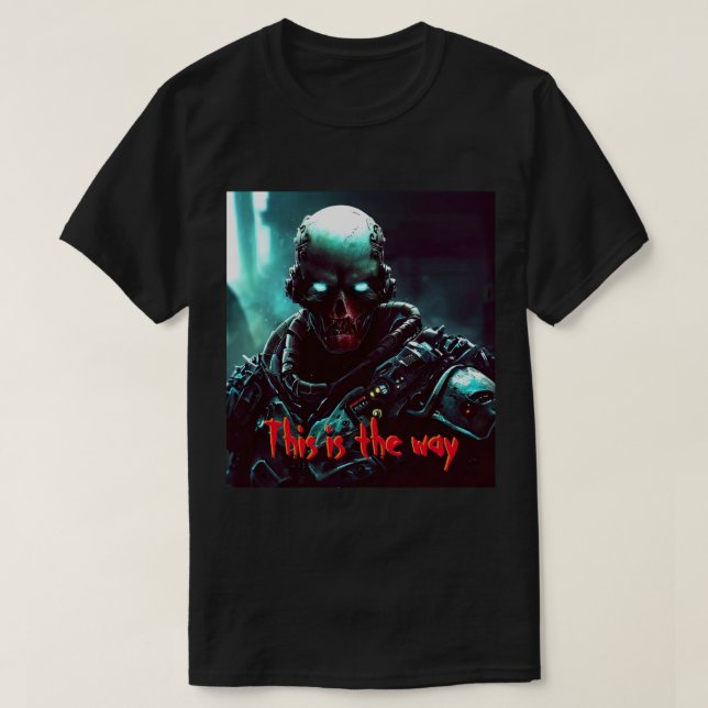 So geht es | Mando Zombie Soldier | T - SHIRT (Design vorne)